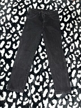 Rustler Men’s Black Bootcut Jeans